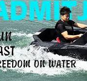 2025 AdmitJet Micro Jet Boat for Sale Mini Water Electric Aqua Go Kart  River Ocean Jet Drive Karts