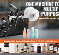 VEVOR Manual Round Labeling Machine, 15-20pcs/min, Bottle Label Applicator  for Round Bottles, Adjustable Manual Round Bottle Labeler Suitable for ...