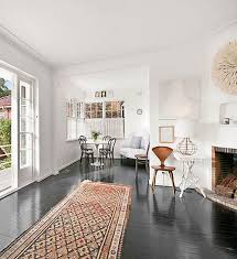 White Walls And Black Timber Floor With Images Floor Design Luxury Flooring Terrazzo Flooring