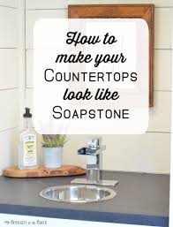 But, i still think chalk paint is a great option for painting cabinets if you don't have the time or patience to spare. Diy Soapstone Countertops Using Paint Simplicity In The South