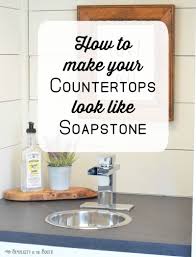 Everything you need to know about my diy painted bathroom countertop and sink. Diy Soapstone Countertops Using Paint Simplicity In The South