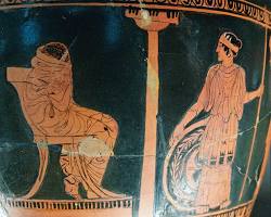 Image of Odyssey Book 8 classical art Phaeacian Games Demodocus sings