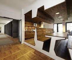Contemporary Office Interior Design Staff Cafe And Lounge With Unique Shaped Furnitu Cafe Interior Design Office Interior Design Interior Architecture Design