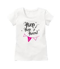 Hiep Hiep Hoera Verjaardag Shirt Met 1 Of 2 Of 3 Etc Jaar T Shirts Bij Van Jansen