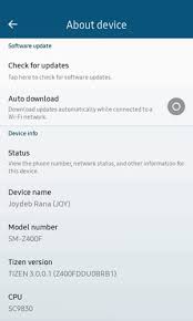 Samsung Z4 Has A New Software Firmware Update Z400foddobrb1 Iot Gadgets