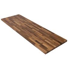 Hardwood Reflections 8 Ft 2 In L X 2 Ft 1 In D X 1 5 In T Butcher Block Countertop In Unfinished European Walnut 152598hdbw 98 The Home Depot Butcher Block Countertops Walnut Butcher Block Butcher Block