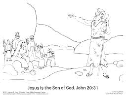 Week jesus baptism john the baptist coloring page file type: John The Baptist Archives Children S Bible Activities Sunday School Activities For Kids