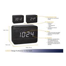 Version 1.00 september 19, 2012, initial release. Designer Radio Controlled Alarm Clock In Wooden Look Clocco Tfa Dostmann