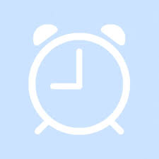 If this icon is red, then your iphone has less than 20% charge. Pastel Blue Clock App Icon In 2021 Blue Clocks Widget Design Blue Screen