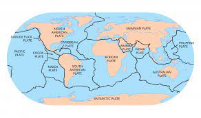 Map Of Continental Plates 7 Major Tectonic Plates: The World's Largest Plate Tectonics - Earth How