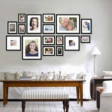 Mur De Cadres I Toronto Noir 16 Cadres Photos Mur De Cadres Deco Mur Decoration Cadres Photos