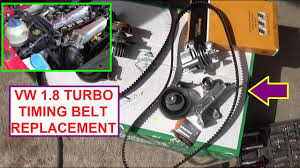 Engine coolant temperature sensor (ect sensor) 19. Vw Jetta Golf Mk4 1 8t Turbo Timing Belt Replacement Seat Leon Vw Bora Youtube