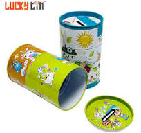OEM ODM Wholesale Small Can Tinplate Piggy Bank Cylindrical ...