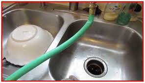 garden hose to a kitchen sink