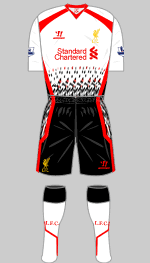 The blue and white quartered shirts were used until 1894, when the club adopted the city's colour of red.8 the city's symbol of the liver bird was adopted. Liverpool Fc Kit 13 14