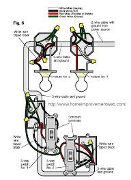 This page contains wiring diagrams for household light switches and includes: Installing A 3 Way Switch With Wiring Diagrams The Home Improvement Web Directory