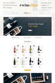 Wine Shine Store Opencart Template Shine Wine Store Template Opencart Opencart Templates Opencart Wine