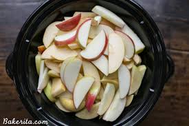 Assorted apples, peeled, cored, and each cut into 8 wedges • 1½ c. Slow Cooker Apple Butter No Sugar Added Bakerita