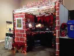 Love decorates the mood every february 14 and the valentine's day decorations speak the heart for you ! Christmas Cabin For Best Decorated Cubicle Contest At My Buddy S Work Christmas Cubicle Decorations Office Christmas Decorations Cubicle Christmas