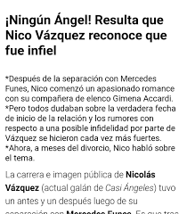 Dicen que el tiempo cura todas las heridas, por más profundas que sean. Ara Vitiello Auf Twitter La China Es Una Hija De Puta Pero Cuando Nico Vazquez Cago A La Mujer Recien Casados Con Gime Accardi Ay Es Verdadero Amor Https T Co D5v3gkwiwp