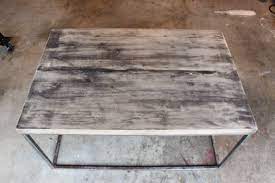 An oil like watco® would have looked great on this slab, but we chose a clear film finish. Coffee Table Tweak The Cavender Diary