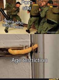 Porn meme - Porn site Teens who Watch porn Age restriction - iFunny