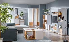 Abbie morris minggu, 26 juli 2020 image, wohnzimmer edit. Wohnzimmer Komplett Set A Lefua 8 Teilig Farbe Weiss Nussfarben