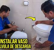 COMO INSTALAR VASO SANITÁRIO COM VÁLVULA DE DESCARGA (Passo a Passo)