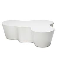Organic Shaped White Lacquer Coffee Table Mecox Gardens Solid Coffee Table Coffee Table Coffee Table Size