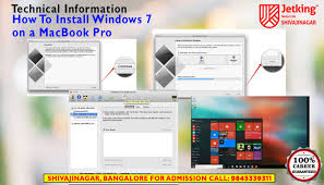 How To Install Windows 7 On A Macbook Pro India S No 1 Digital Skills Institute 35 000 Students P Digital India Installation Window Installation