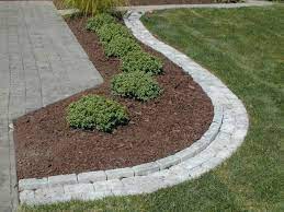 Landscape edging can create a solid base for your garden design to improve curb appeal. Paver Edging Home Depot Paver Edging Is In The Garden Tharavu Com Decor Ideas And Galleries Brick Landscape Edging Landscape Pavers Landscape Edging
