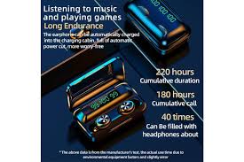 Compare & choose the best earbuds now! Dick Smith Touch Control Tws Bluetooth 5 0 Wireless Earbuds Ipx7 Waterproof Earphones Headphones Auto Pairing Led Power Display 4200mah 4200mah Double Earbuds Electronics Portable Audio Headphones Headphones