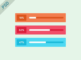 Percentage Bar Flat Progress Bar Web App Design Timeline Design
