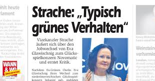 Der niederösterreichische glücksspielkonzern novomatic hat einen weiteren politpromi engagiert. Strache Typisch Grunes Verhalten Wann Wo