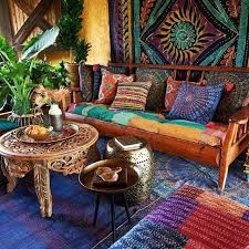 American Hippie Boheme Boho Lifestyle Living Room Retro Home Decor Modern Bohemian Living Room Boho Chic Living Room