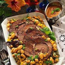 Gefullter Rinderrollbraten Rezept Lecker Rezept Rezepte Braten Einfache Gerichte