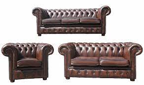 Great savings & free delivery / collection on many items. Chesterfield 3 2 1 Leather Sofa Offer Antique Brown Chesterfield Leather Sofa Uk Manufactured Leather Sofas Traditional Sofas
