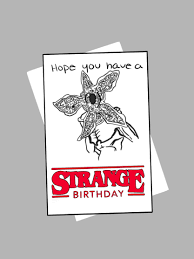 This stranger things card features an innovative box design, a removable patch with the hawkins av club emblem, red foil accents, a fun message with favorite characters and themes from the hit show, stranger things birthday greeting cards are perfect for her or for him, including a friend, boyfriend. Excited To Share This Item From My Etsy Shop Stranger Things Demogorgon Birthday Card Birthday Cards Cards Sister Birthday Card
