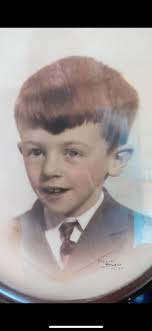 Holy Cross Grade School about 1929. My uncle Jack Helmes is fourth from  left, back row. He died in 1932 at age 16.