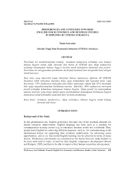 Kunci jawaban untuk sbmptn 2015 telah dilaunchin oleh anonymous (satuan para hacker dan cracker indonesia). Pdf Preferences And Attitudes Towards English For Economics And Business Studies In Diploma Iii Stiesia Surabaya