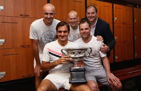 Federer, 39, nadal, 35 and djokovic, 34, are all still alive in the tournament and in the same half of the draw. They Brought Tiger Woods Into Roger Federer S Box Agent On How Tony Godsick Helped Federer Beat Nadal For Gillette Deal