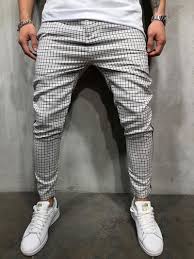 Black And White Checkered Pants Outfit Care Casual Short Plaid Trousers Pants White 3890 Fash Stop In 2020 Mens Fashion Casual Checks Fashion Mens Outfits