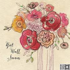 Send your thoughts in a card that's delivered with a get well flower arrangement. Vase Of Flowers Get Well Soon Card Karenza Paperie