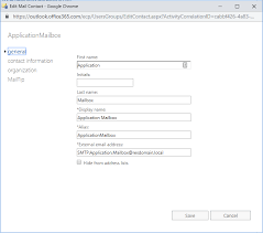 Currently setting up a 'partner connector' using port 25 with tls and. How To Use Mail Contact Object To Enable Outgoing Smtp Relay