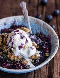 Triple Berry Kahlua Crisp With Double The Crumble Recipe In 2021 Half Baked Harvest Recipes Eat Dessert Harvest Recipes