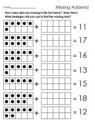 Ten Frame Math Education Math 1st Grade Math Teaching Math