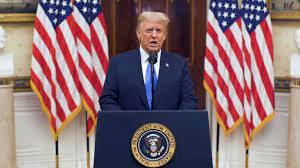 President trump delivered his third state of the union address to a joint session of congress. Trump Releases Taped Farewell Address Abc News