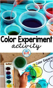 Hands On Color Experiment Preschool Colors Teaching Colors Color Activities