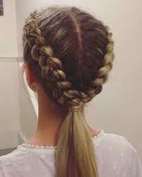 Coupes De Cheveux Tressees Sporty Hairstyles Sports Hairstyles Easy Hairstyles For Long Hair