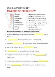 Adverbs Of Frequency Online Worksheet For Pre Intermediate You Can Do The Exercises Online Or Download The Worksheet As In 2020 Adverbs Worksheets Grammar Worksheets